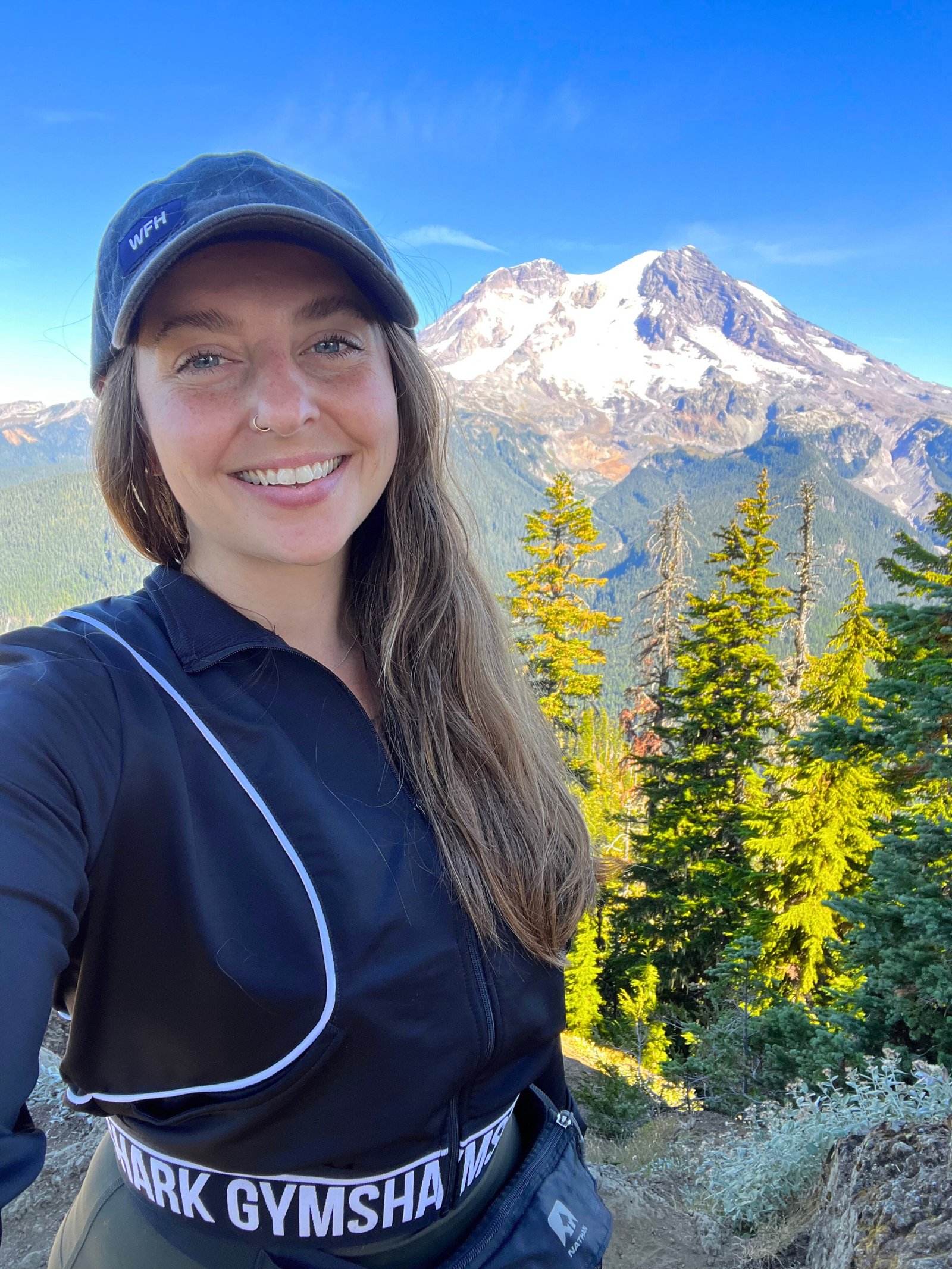 Courtney on a Trail